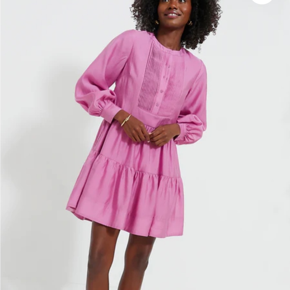 Tuckernuck hyacinth house pink Amie mini dress XS